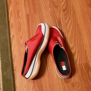 Tommy Hilfiger  slip on tennis shoes.